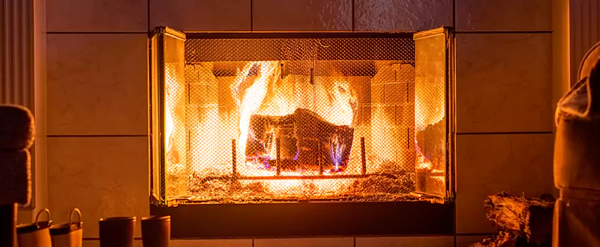 Mendota Hearth Landscape Fireplace Installation in Hinesville, Georgia