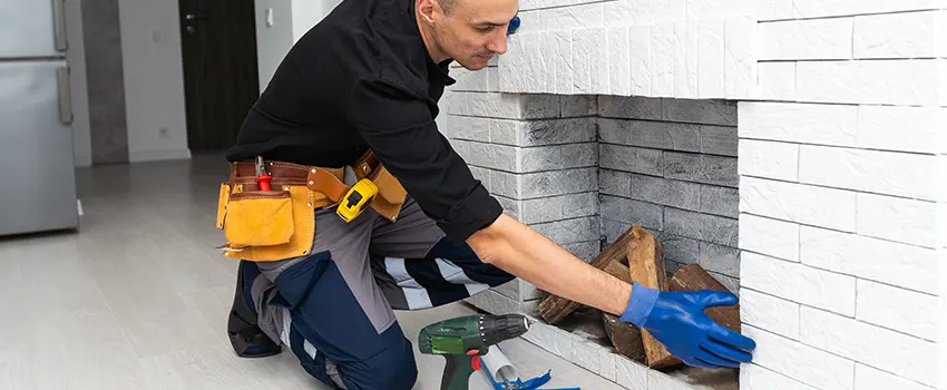 Fireplace Damaged Damper Frame Repair Services in Hinesville, Georgia