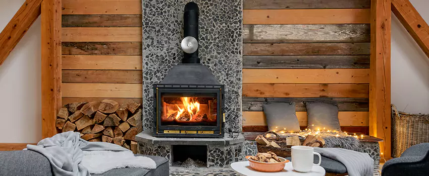 Thelin Hearth Products Direct Vent Gas Stove Fireplace Inspection in Hinesville, Georgia